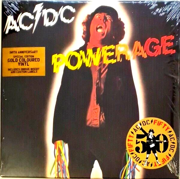 AC/DC - POWERAGE - LP 180gram Gold Nugget VINYL NEW ALBUM