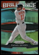 2020 Panini Prizm #B-8 Rafael Devers Brilliance Red-Orange Prizm Boston Red Sox