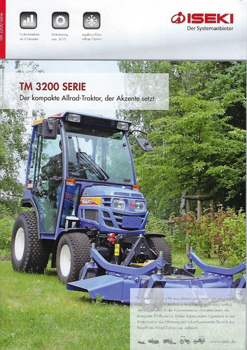 Iseki TM 3200 Serie Schlepper Prospekt
