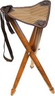 Klappbarer 3 Bein Holz Dreibein Sitz Hocker Camping Reise Angeln Stuhl Festival