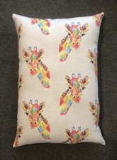 Beautiful Handmade Giraffe Accent - Throw Pillow 13  x 9  