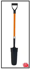 Drain Spade Teeth Shovel Multi-Purpose Metal Blade Shovel 48 in. Durable Handle 