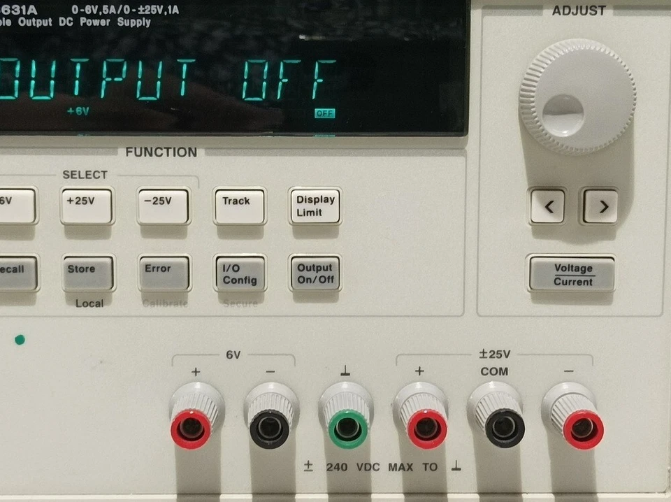 Agilent E3631A, Power Supply, Triple Output, 6V, 5A & ±25V, 1A # - Image 4 of 4