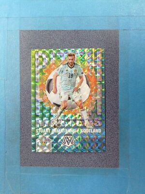 FB01) 2021 Mosaic STUART ARMSTRONG #17 Silver Prizm Pitch Masters