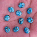 Natural Blue Copper Turquoise 4x6 mm to 18x25 mm Oval Cabochon Loose Gemstone