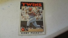 1986 TOPPS # 329 KIRBY PUCKETT  CARD