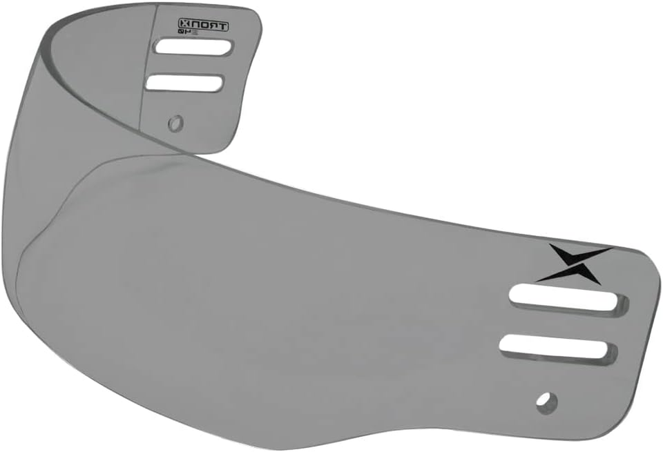 Tronx S40 VentedCut Tinted Smoke Hockey Helmet Visor (AntiScratch