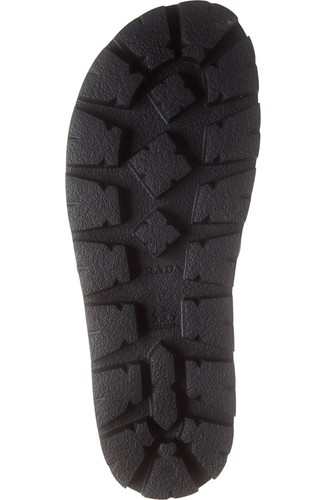 PRADA Logo Slide Sandal (Men) Size 12US / 11UK, NERO / BLACK - 第 5/6 張圖片