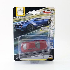 1:64 Maserati Ghibli Model Car Diecast Toy Cars ​​Friction Powered Vehicles Red
