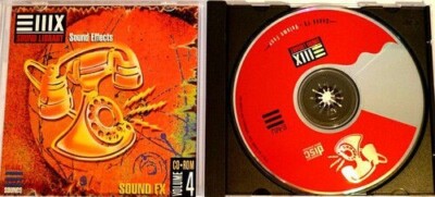 EMU E-MU Sampler EIIIX E4 sampling Sound Sample CD ROM Vol. 4 Sound Effects FX