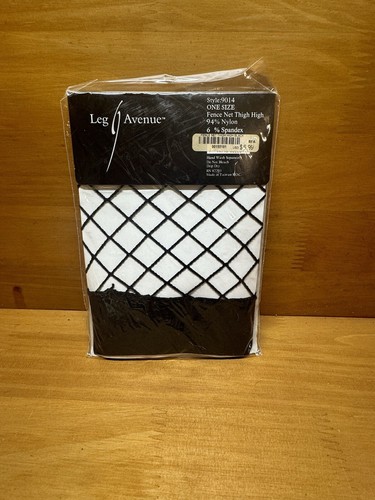 Leg Avenue New Fence/Fish Net Thigh Highs OS Style 9014 - 第 2/2 張圖片