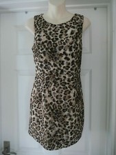Unusual Animal Print Dress Ladies Size 8 Forever 21 Evening Party Ladies Womens