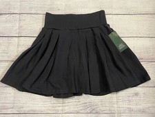 Black Pleated Wild Fable Mini Skirt Skort XXS NWT