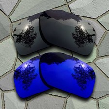 US Grey Black Violet Blue Polarized Lenses Replacement For-Oakley DOUBLE EDGE