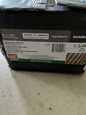 Metabo HPT 12216HHPT 16 Degree Smooth Shank Framing Nails 3 L in. 2400pc