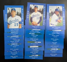 1988 Cal League Reno Silver Sox - You Pick 1! - Independent Minor League