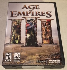 NEW - Age of Empires 3 III PC CD - ROM Microsoft Games 2005 NEW!!