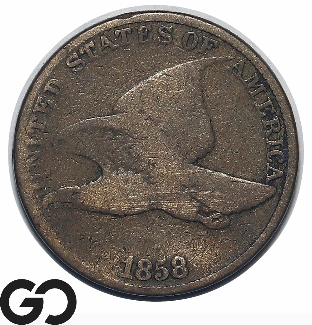 1858 飞鹰小美分硬币| eBay