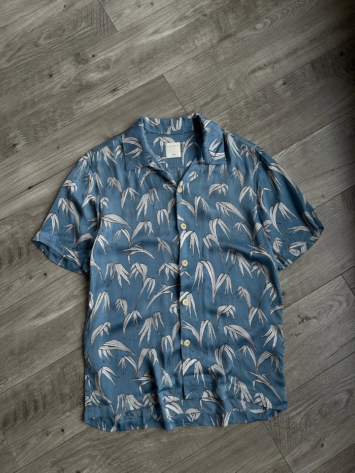 Sandro Men's Jungle light summer short sleeve shirt Size: M - Image 2 of 4