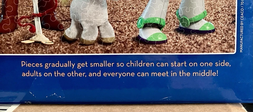 Rompecabezas completo Toy Story 4 400 piezas juntos tiempo rompecabezas niños y padres Foto 3 de 4