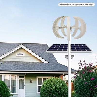 600W 24V Lantern Wind Turbine Generator mit Controller Windgenerator 5 Blades DE
