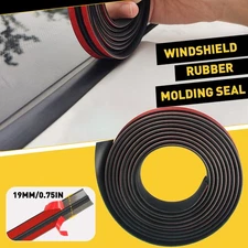 Seal 4M Car Windshield Roof Noise Insulation Rubber Strip Sticker Accessories