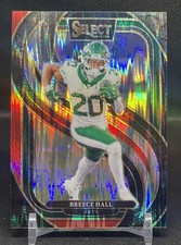 2024 Panini Select Breece Hall Red Black Shock Prizm 
