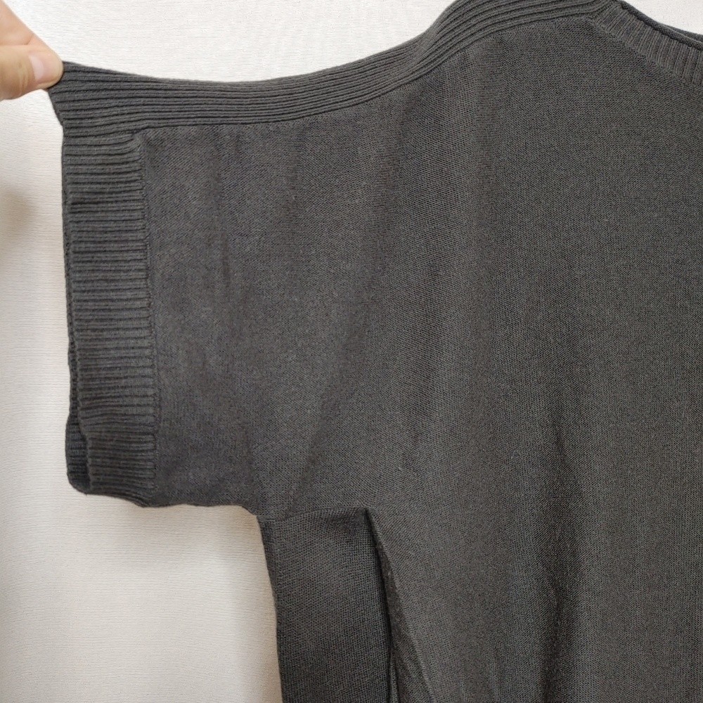 Lululemon Be At Ease Poncho Graphite Grey Pullover Cashmere Blend Knit One Size image 4