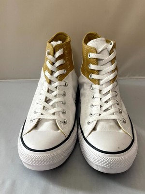 Converse Chuck Taylor All Star Sneakers Unisex Sz 9 White High Top 