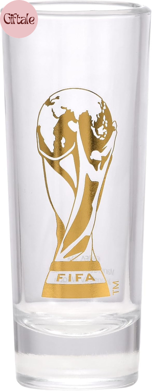 Copa Mundial de la FIFA 2026 Edición Oficial - Vaso Trofeo Trofeo Grabado Oro 2Oz Alto