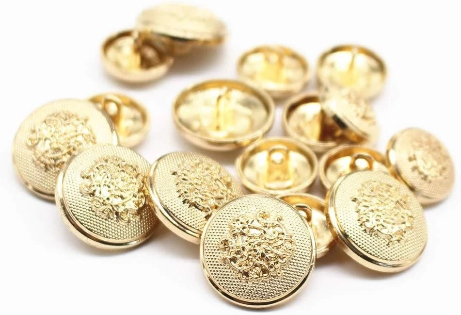 14Pcs золотой блейзер кнопки для мужских костюмов блейзеры спортивные пальто 20 мм 15 мм металлический Sh - Изображение 2 из 2
