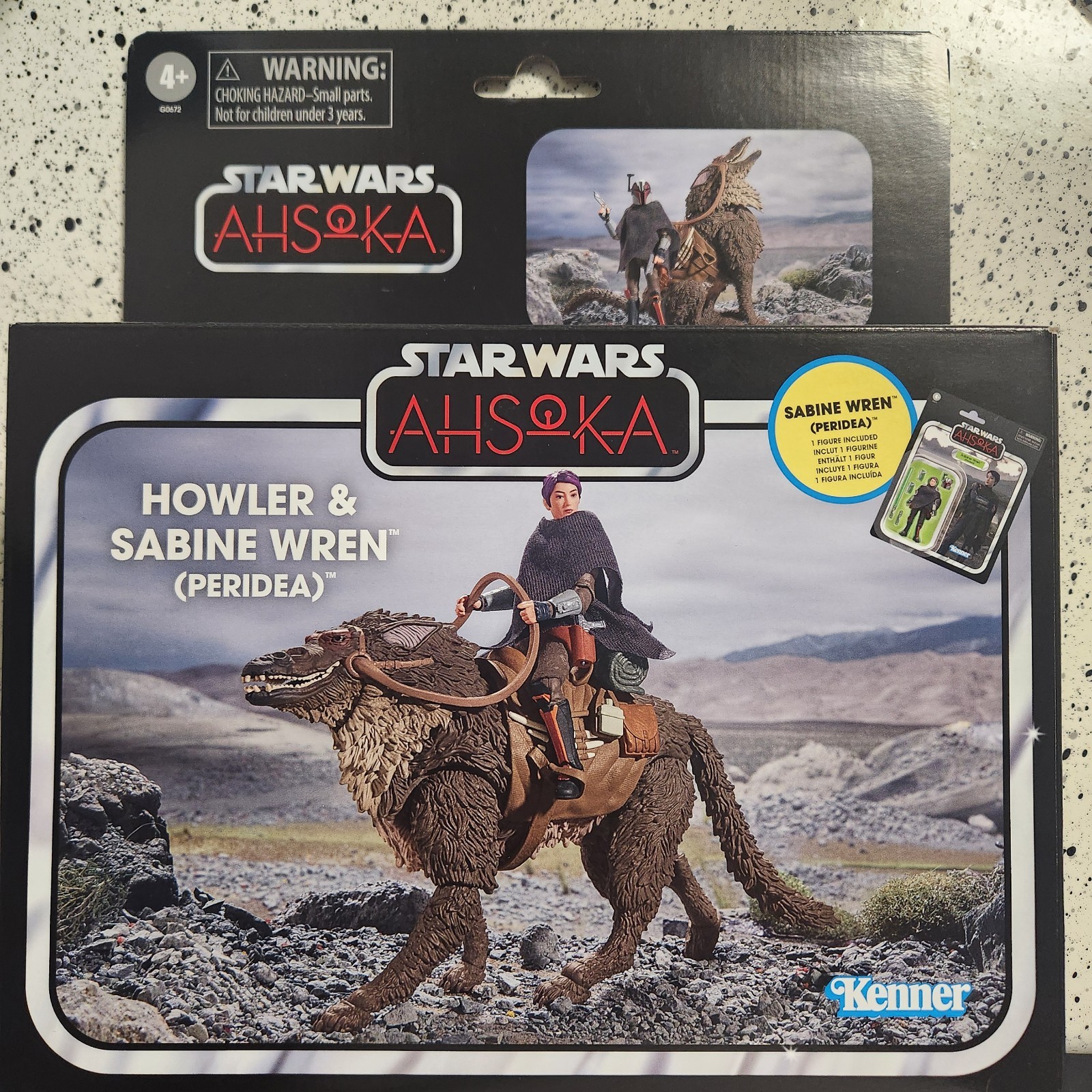 Colección Star Wars Vintage Ahsoka Howler & Sabine Wren Peridea Nuevo Precintado