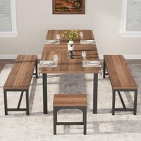 Esstisch Ausziehbar 120-160 X 76 Cm KüChentisch FüR 4-8 Personen Industrial Desi