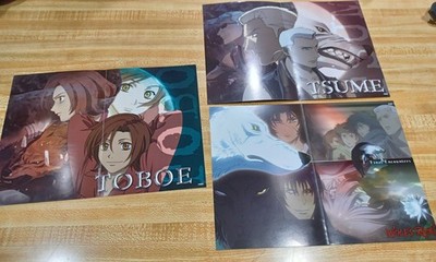 WOLF S RAIN DVD Poster Inserts Only Anime BONES 2004 Toboe Tsume Kiba Cheza Hige