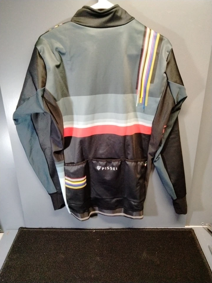 Pissei Cycling Full Zip Over Jacket Black  Long Sleeve XL/5 Women's  - Image 4 of 4