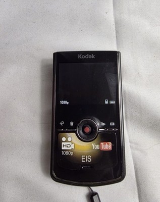 Kodak Zi8 Camcorder Black Compact HD Pocket Video Camera