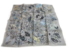 Authentic HERMES Scarf CARRE45 Flower Silk #2686