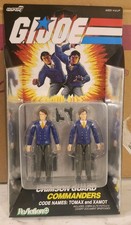 Super7 GI Joe Reaction Plus Crimson Guard Commanders Tomax & Xamot Exclusive