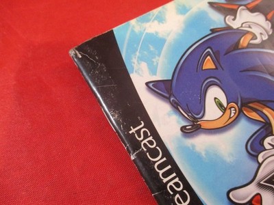 Sonic Adventure 2 Sega Dreamcast Instruction Manual Booklet ONLY