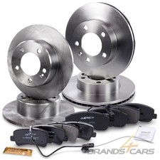 ATEC BREMSSCHEIBEN+BREMSBELÄGE VORNE+HINTEN FÜR OPEL MOVANO B RENAULT MASTER 3