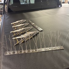 Bird Spikes 304 Stainless Steel Bird Deterrents Spikes 20 Pcs Covers 20+ Ft