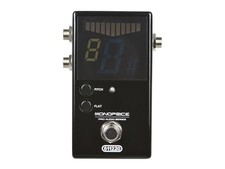 Monoprice Chromatic Pedal Tuner - Black, Normal  True-Bypass Outputs, Black