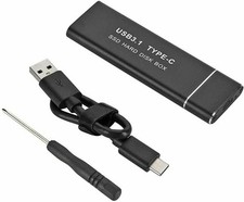 Image of Multibao M.2 NGFF SSD to USB 3.0 Type-C 3.1 Enclosure Case Adapter w/ Cable