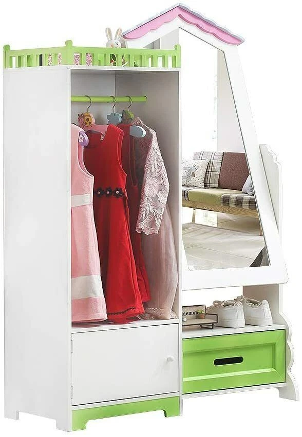 Wooden clothes online storage cabinets