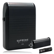 Supreme Trimmer SOLO LiTE Foil Shaver & Replacement Blade | STF91 + SBR10 Black