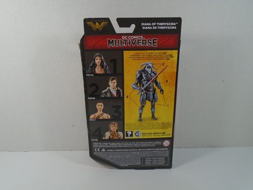 2016 MATTEL--DC COMICS MULTIVERSE WONDER WOMAN--DIANA OF THEMYSCIRA FIGURE (NEW) - Picture 5 of 7