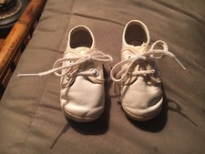 Vintage Baby Deer Solid White Saddle Oxfords