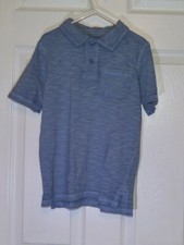 Sonoma Blue Blouse Short Sleeve Pullover Shirt Girls Clothes Child Size 7