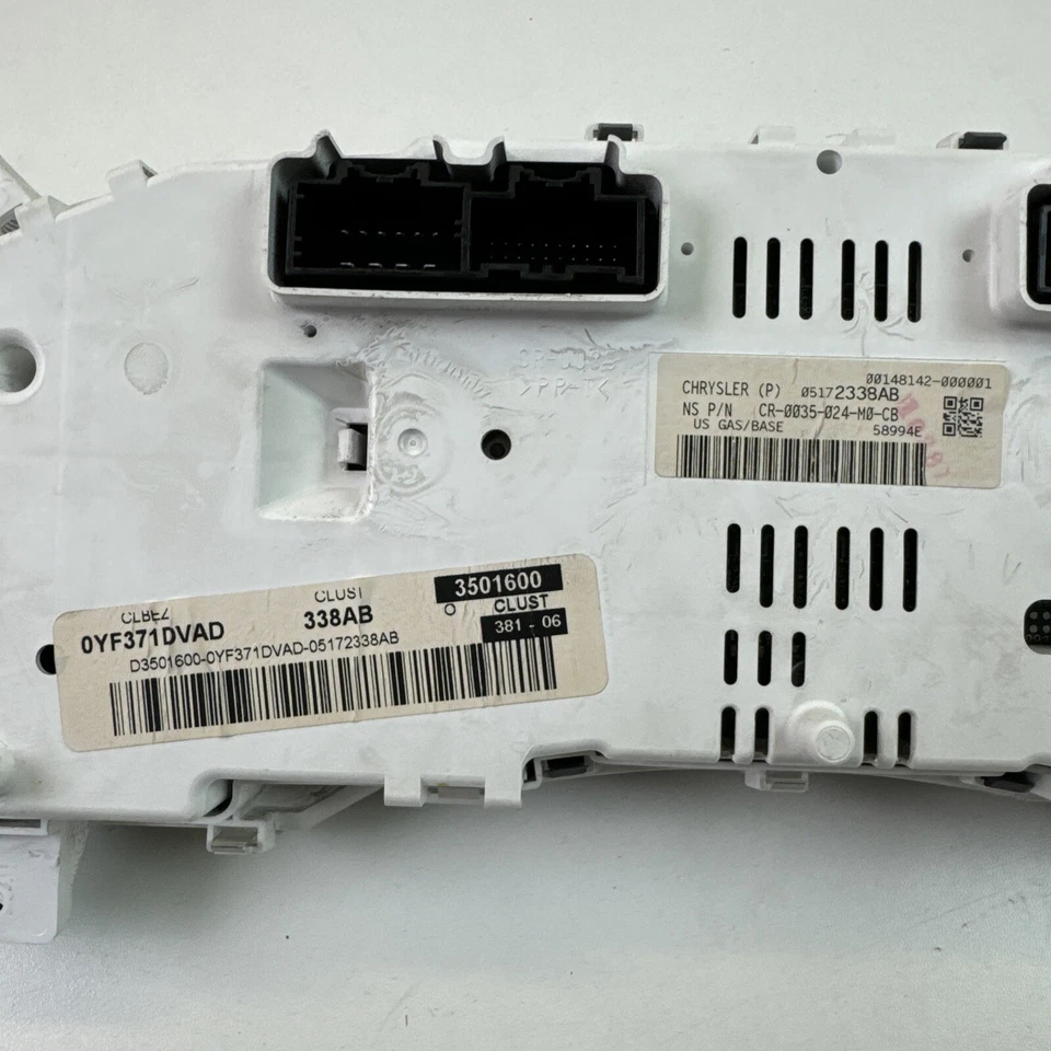 Jeep Compass Patriot 2011 2012 velocímetro Speedo Cluster MPH OEM Foto 3 de 3