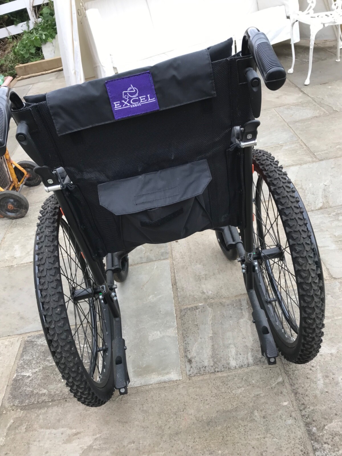 Excel GExplorer Self Propel ALL Terrain Wheelchair Black Frame 18 inch